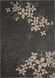 Nourison Maxell 5'3" x 7'3" Charcoal Contemporary Indoor Area Rug