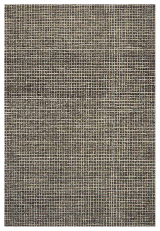 Hooked Wool Giana Area Rug, Charcoal, 2'6"x7'6"