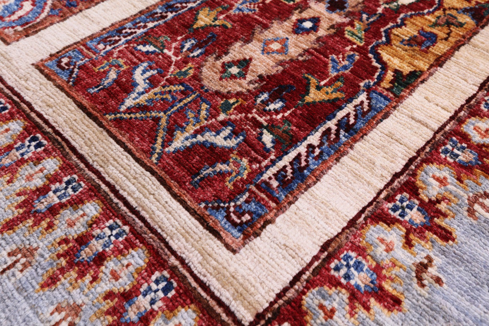 5' 4" X 8' 5" Persian Hand-Knotted Wool Rug - Q12915
