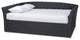 Qintal Upholstered Queen Size Daybed, Dark Gray