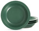 Stone Lain Orbit Stoneware Pasta Bowl Set of 4, Green