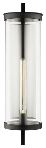 Eastham 1-Light Wall Lantern, Textured Black