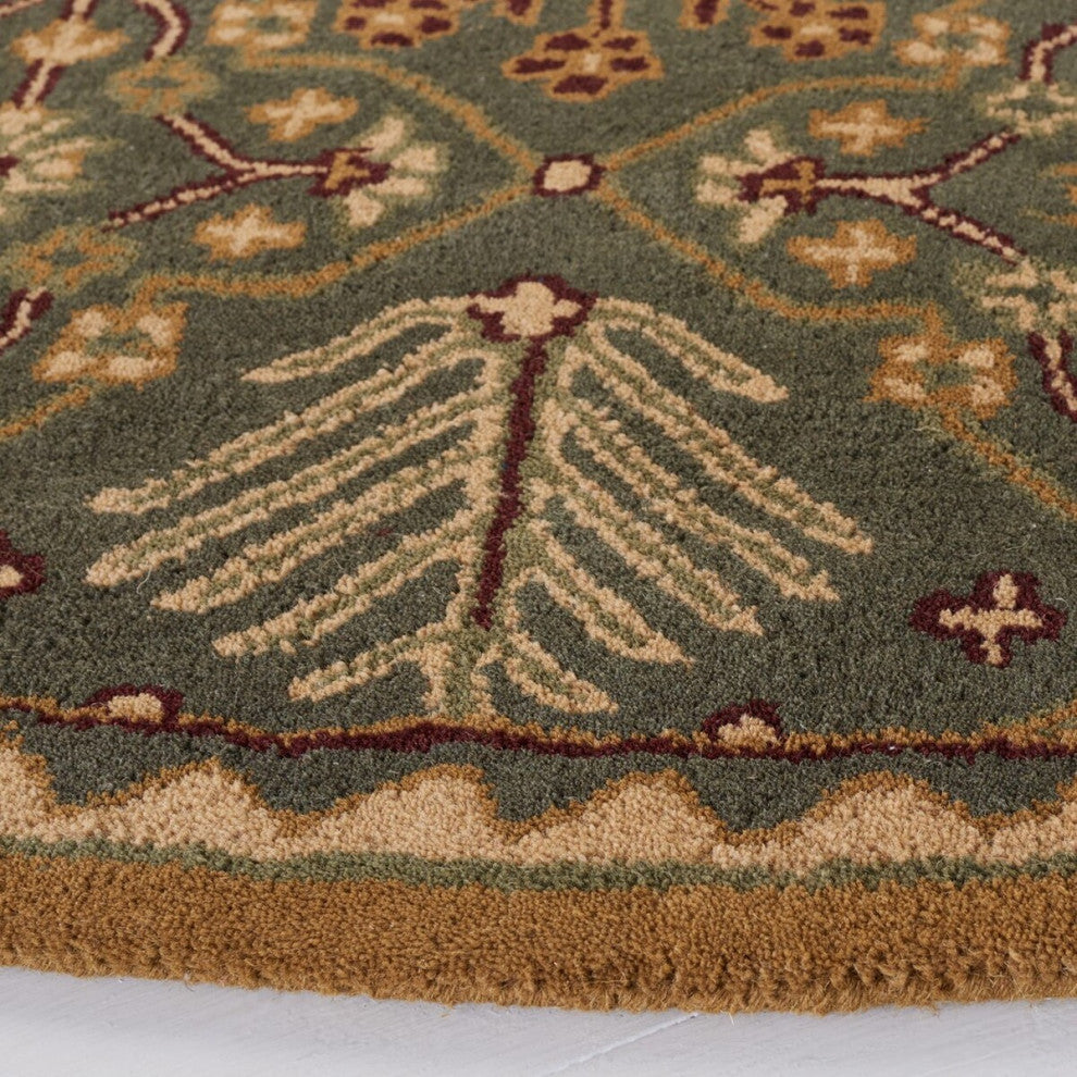Safavieh Antiquities At613A Rug, Light Blue/Gold, 9'6" X 13'6"