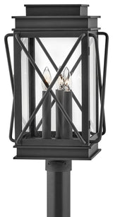 Hinkley Lighting 11191 Montecito 3 Light 20.5" Tall Post Light - Museum Black
