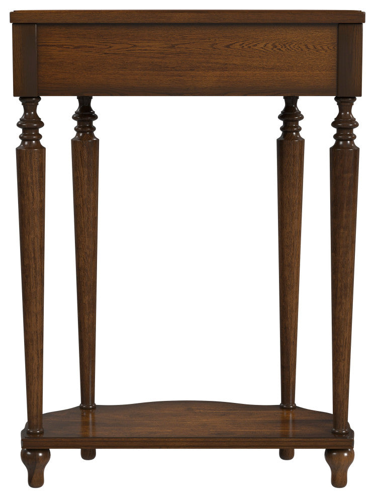 Ashby Painted Console Table, Winter Forest, Antique Cherry