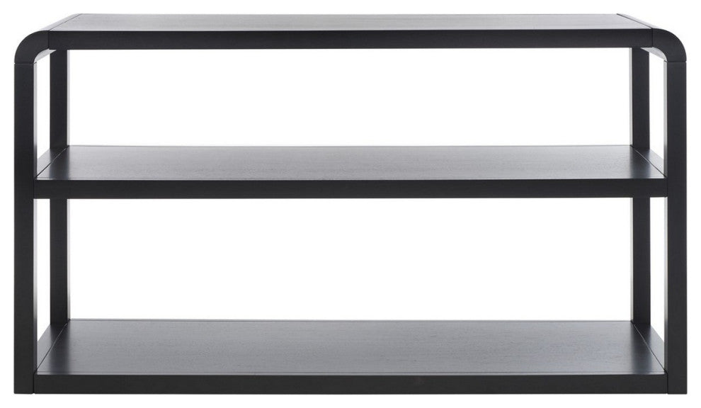 Safavieh Omara 3 Tier Console Table, Black