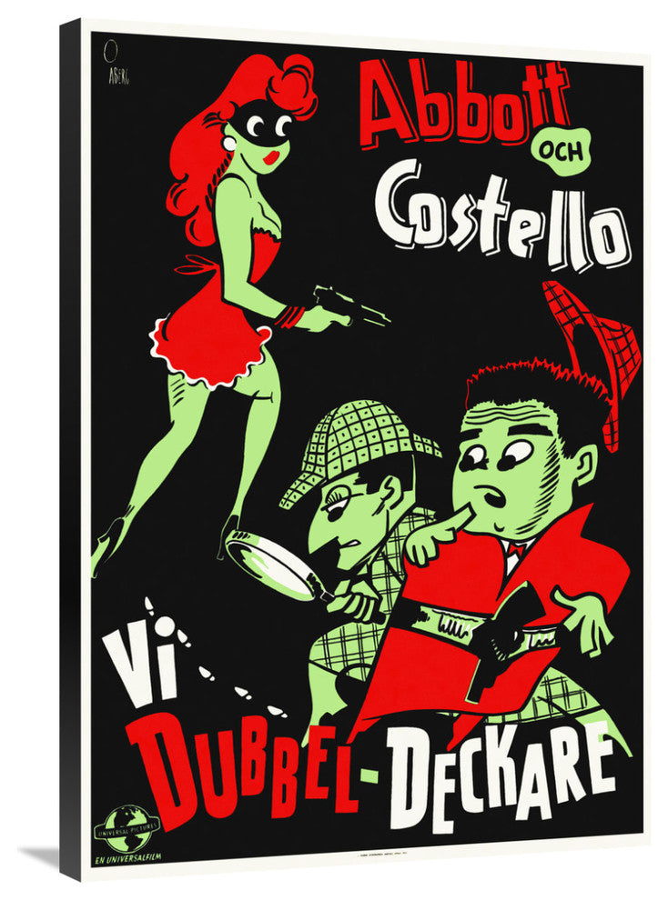 Abbott and Costello, Swedish, Who Done It, 01, 25x36