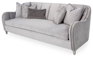 Aico Amini Roxbury Park Sofa in Slate Velvet