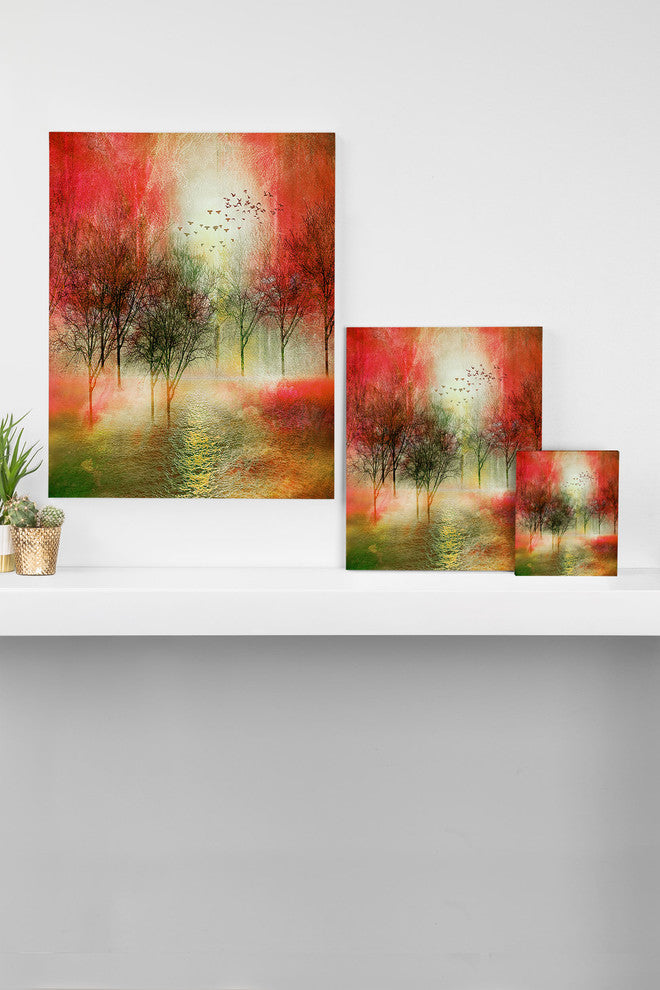 Deny Designs Viviana Gonzalez Paisaje Y Color III Art Canvas