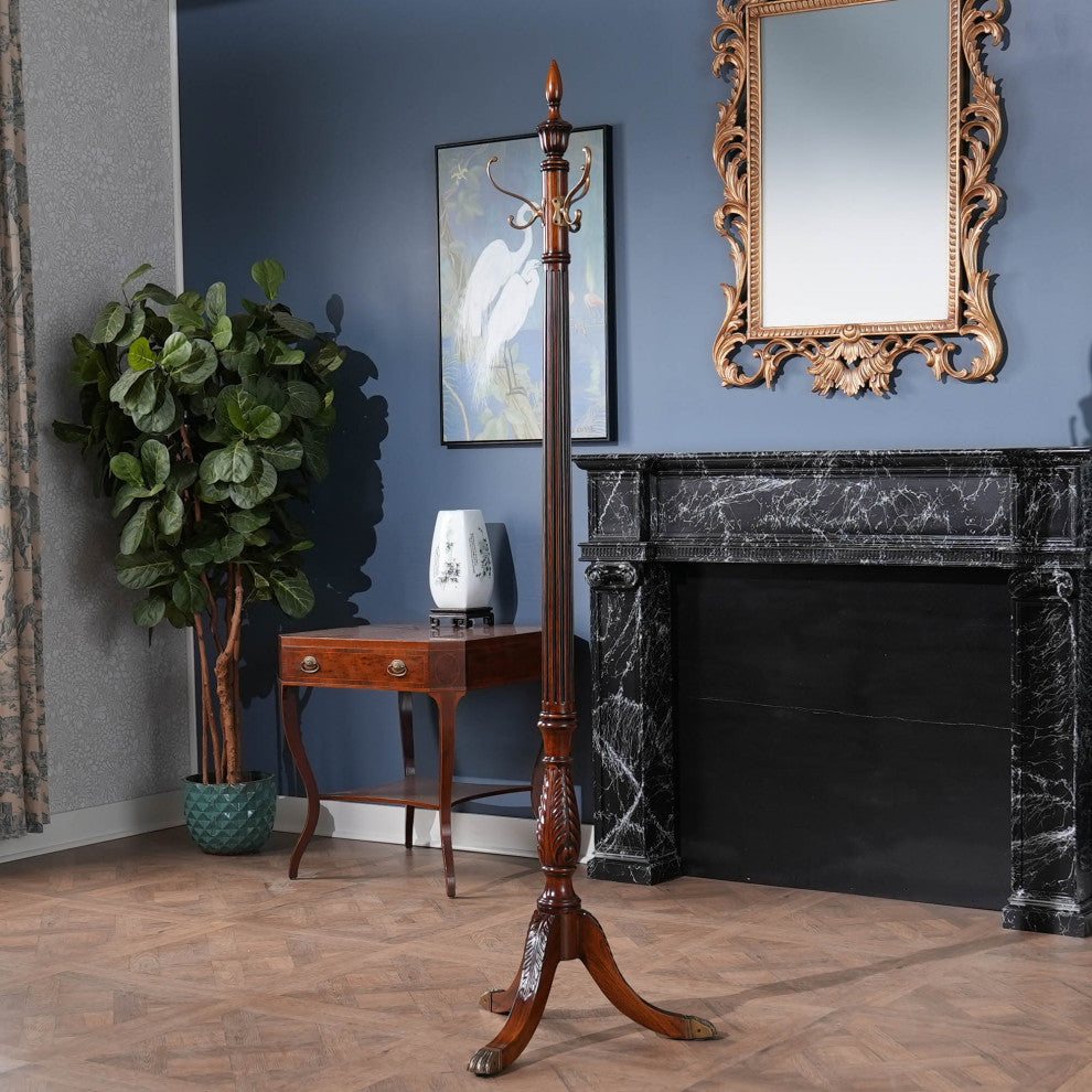 Mahogany Coat Tree