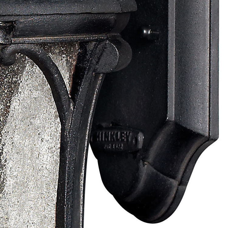 Hinkley Lighting H1316 10\"H 1 Light Lantern Outdoor Wall Sconce - Museum Black