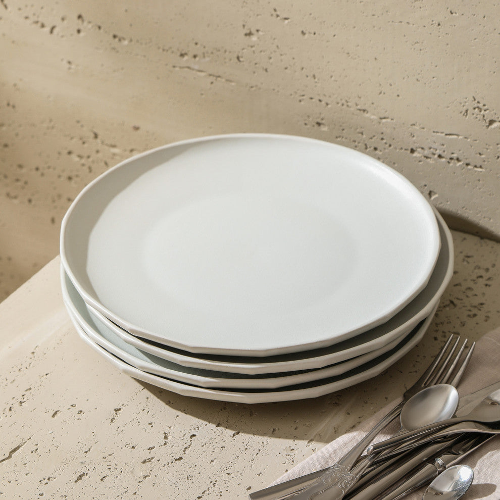 Stone Lain Rio Stoneware Dinner Plate Set of 4, Beige