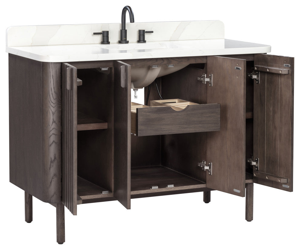 Blakely Vanity Combo Collection, Brown Oak, 49