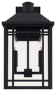 Braden 2 Light Outdoor Wall Lantern, Black