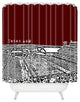 Deny Designs Bird Ave Texas A And M Maroon Shower Curtain