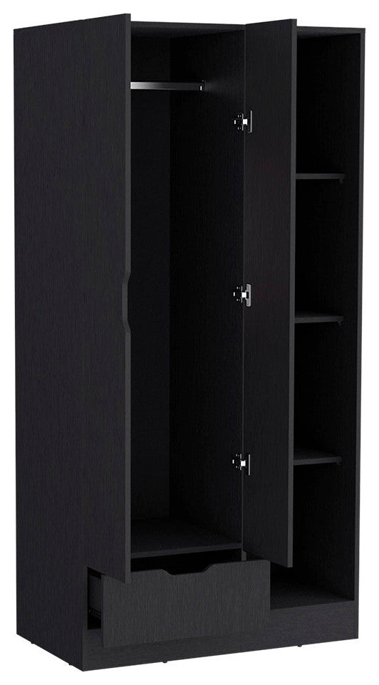 Armoire Dover, Bedroom, Black