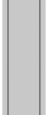 Slab Barn Door Panel 42 x 80 | Planum 0016 Grey Matte with  | Sturdy Finished