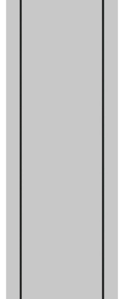 Slab Barn Door Panel 42 x 80 | Planum 0016 Grey Matte with  | Sturdy Finished