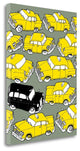 "Odd Ones - Black Cab" By Duncan Wilson, Giclee Print on Gallery Wrap Canvas