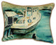 Betsy Drake Oyster Boat Extra Large 20 X 24 Indoor / Outdoor Pillow