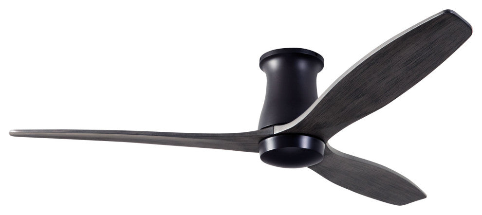 Modern Fan Company Arbor Flush Mount 54" DC Ceiling Fan, Dark Bronze Motor, Ebon