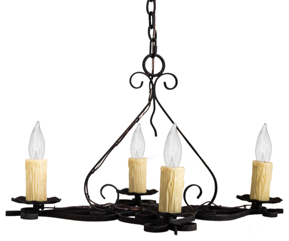 28" Wide Elianna 4 Light Chandelier
