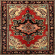 Ahgly Company Indoor Square Traditional Area Rugs, 5' Square