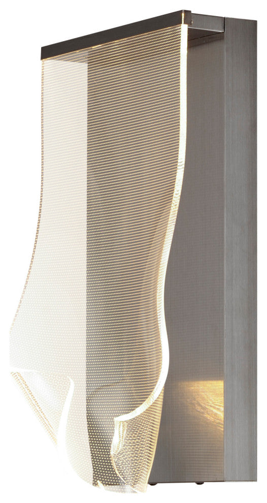 ET2 E24871-133 Rinkle 17" Tall LED Wall Sconce - Brushed Gunmetal