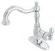 Fauceture Single-Handle Bathroom Faucet With Push Pop-Up, Polished Chrome