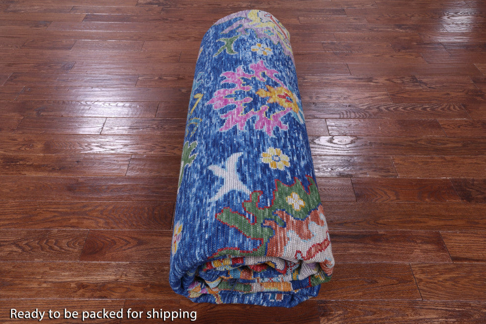 Turkish Oushak Hand Knotted Wool Rug 12' 4" X 14' 8" - Q14769
