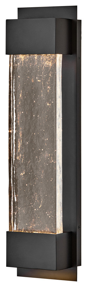 Hinkley Rune Large Wall Mount Lantern, Black