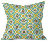 Heather Dutton Mattonelle Outdoor Throw Pillow, 18x18x5