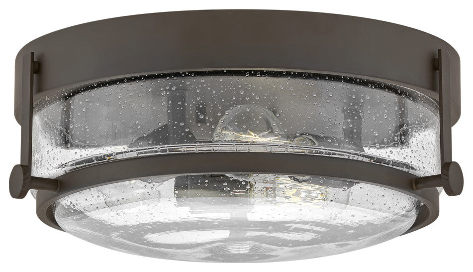 Hinkley Lighting 3640-CS Harper 3 Light 16"W Flush Mount Drum - Oil Rubbed