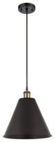 Ballston Cone Mini Pendant, Black Antique Brass