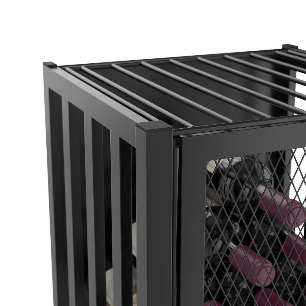 Case and Crate 6 | Metal Bottle Storage | Freestanding Wine Rack, 288 Bottles, Locker