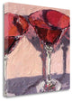 "Cranberry Glass" By Leslie Seata, Giclee Print on Gallery Wrap Canvas