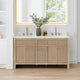 Cerrito Bathroom Vanity, Natural Oak, 60" Double, without Mirror