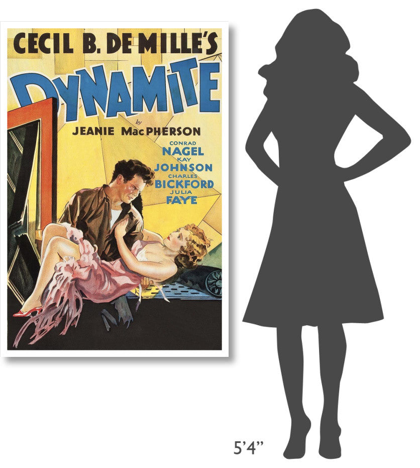 "Vintage Film Posters: Dynamite" Digital Paper Print, 34"x50"