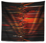 Colorful Abstract Glass Design Abstract Wall Tapestry, 80"x68"