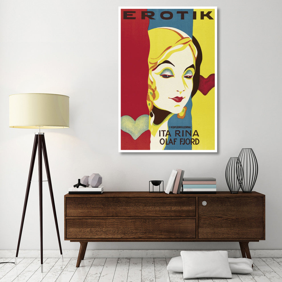 "Vintage Film Posters: Seduction "Erotik" Paper Print, 42"x62"