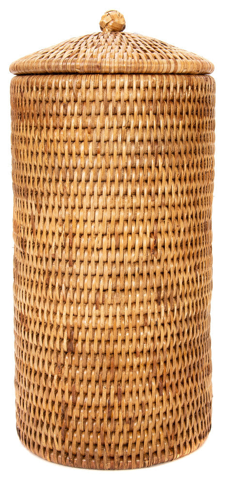 Artifacts Rattan™ Double Toilet Roll Holder, Honey Brown