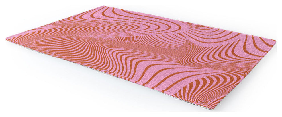 Gabriela Fuente Pink Future Area Rug, 8'x10'