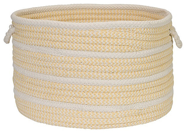 Colonial Mills Basket Poppy Basket Pale Banana Round