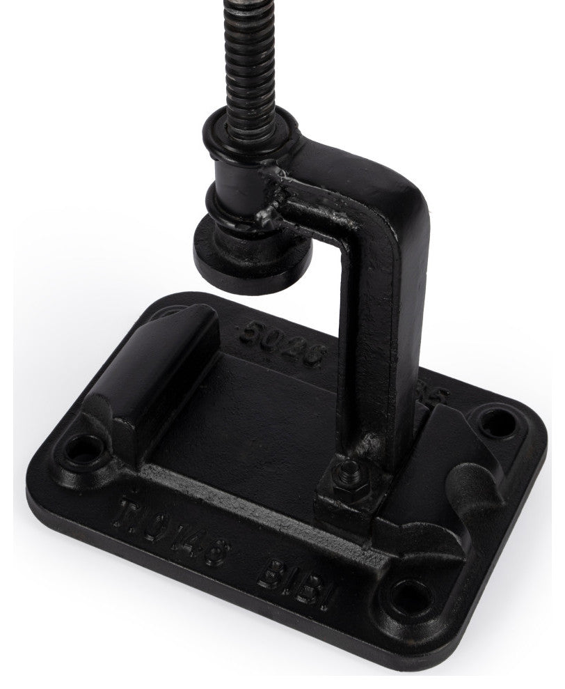 Ellis Adjustable Pedastal Side table, Black