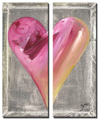 Heartwork "Al" 2-Piece Canvas Art Set, 30"x12"