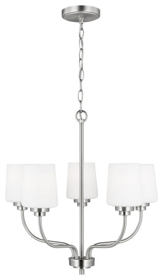 Windom 5-Light Chandelier, Brushed Nickel