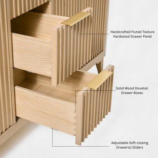 Turlington Bath Vanity Set, Oak, 60"