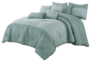 Brenda 7 Pieces Comforter Set, Queen