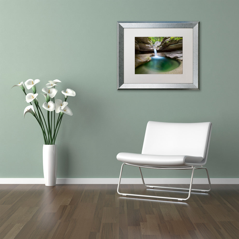 Michael Blanchette Photography 'Sabbaday Green Pool' Matted Framed Art, 20x16