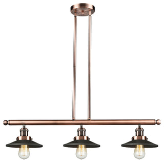 Innovations Lighting 213-Ac-M6Bk 3 Light Island Light